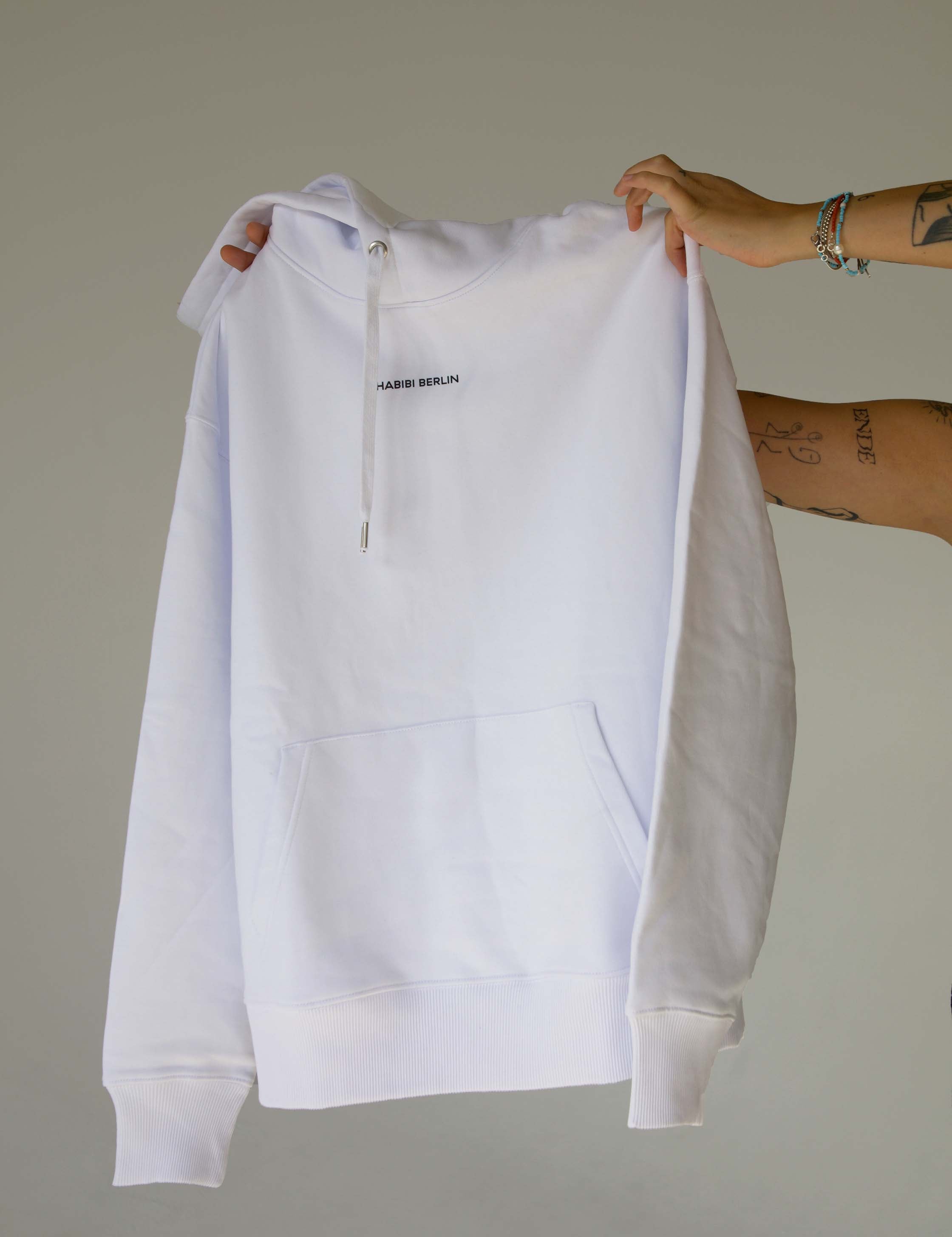 Habibi Berlin Organic Hoodie - Off White