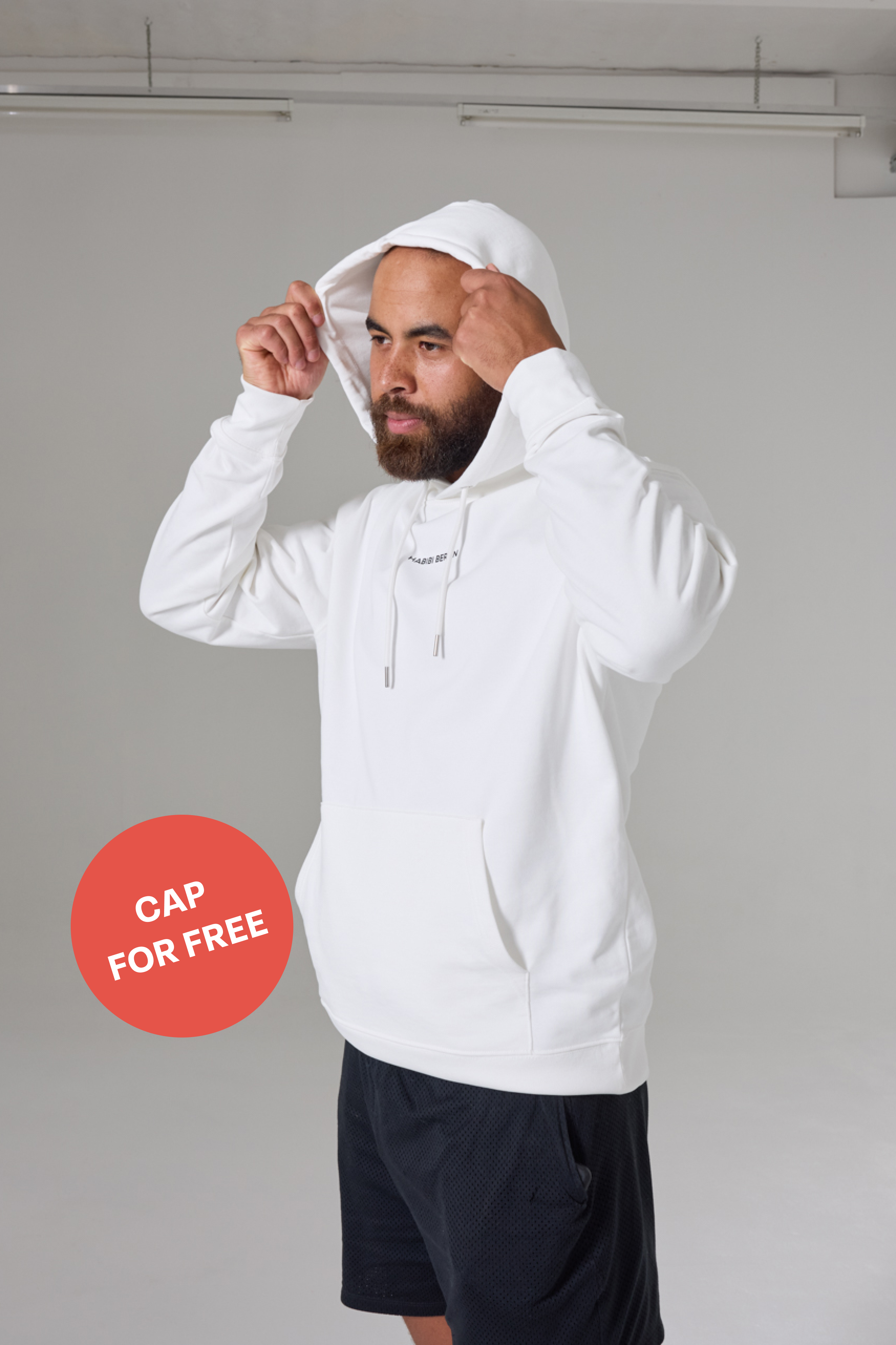 Cap for free: All White Hoodie & T-Shirt bundle