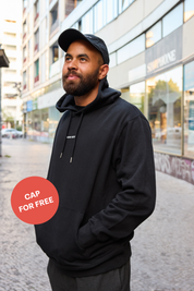 Cap for free: All Black Hoodie & T-Shirt bundle