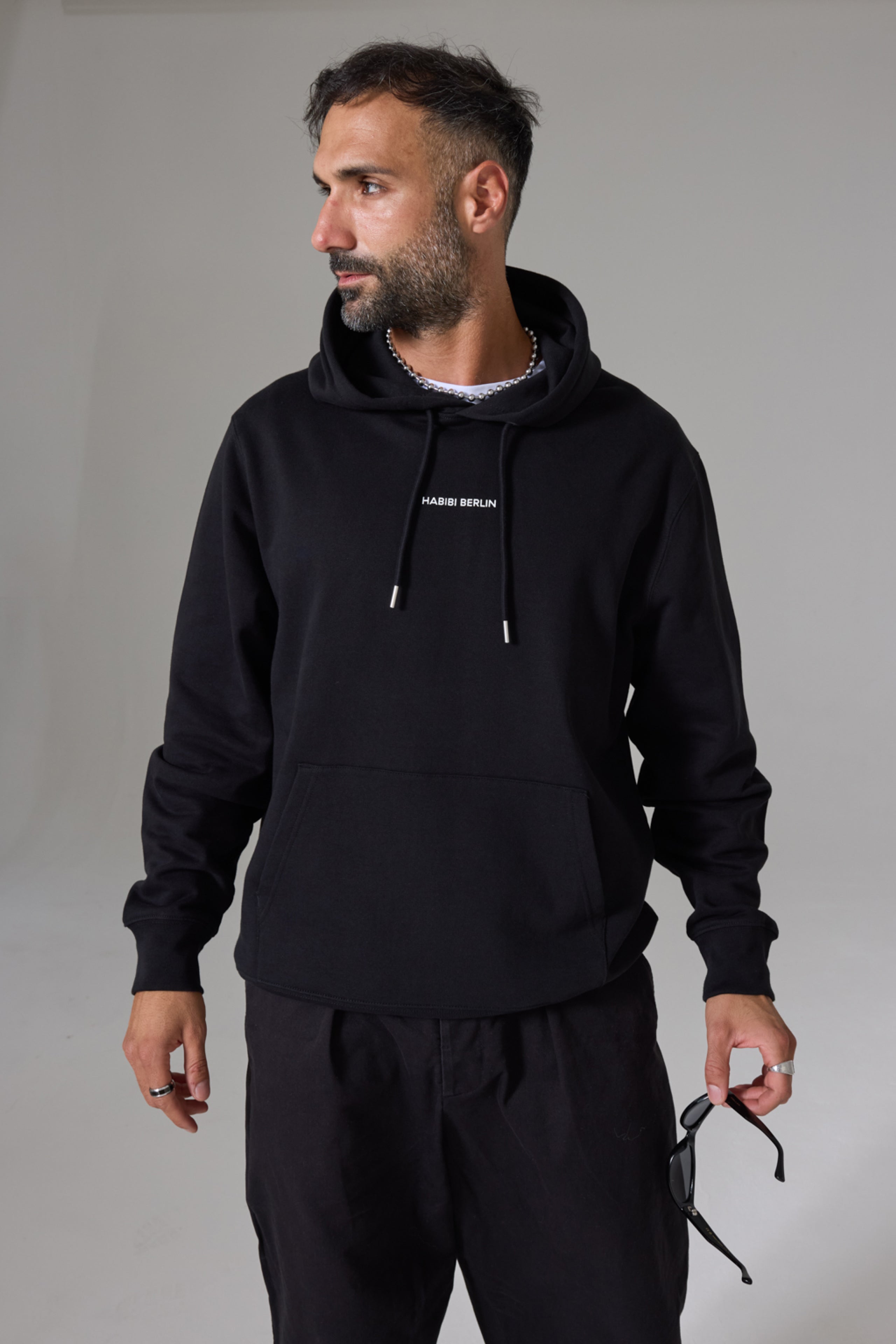 Habibi Berlin Organic Hoodie - Black